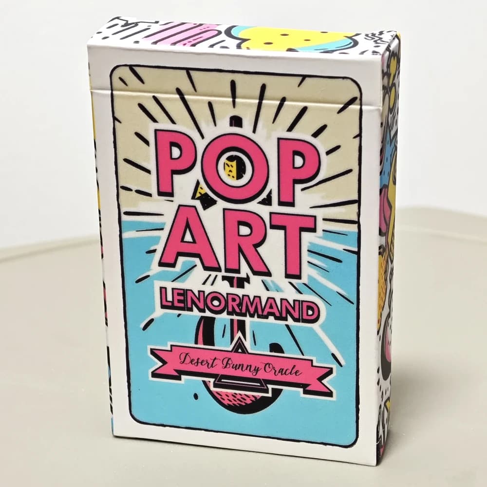 Mazzo Lenormand di carte pop art da 9 * 6 cm 36 pezzi