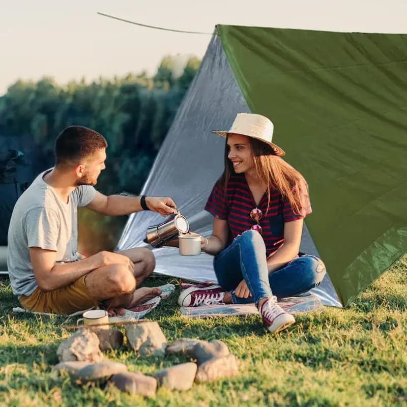 Outdoor camping tent for 2 persons Waterproof lifesaving tent Emergency escape Lifesaving equipment, Towel sleeping bag Thermal bag