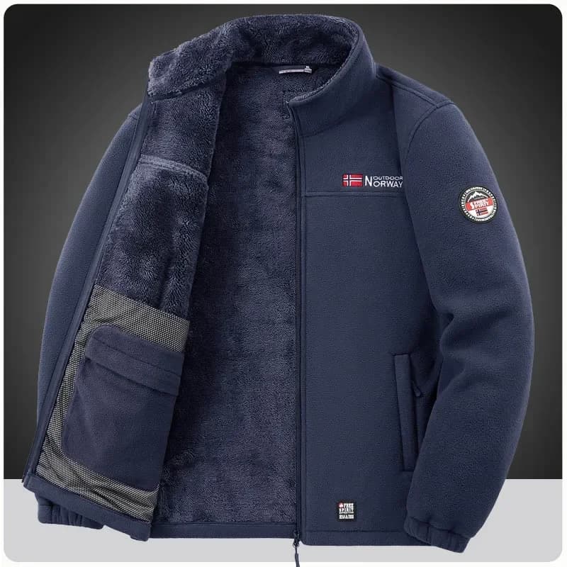 Winter Jacket Men Tactical Sports Thicken Warm Fleece Hiking Jackets Outdoor Mountain Climbing Tourism Hiking Coats Men Clothing