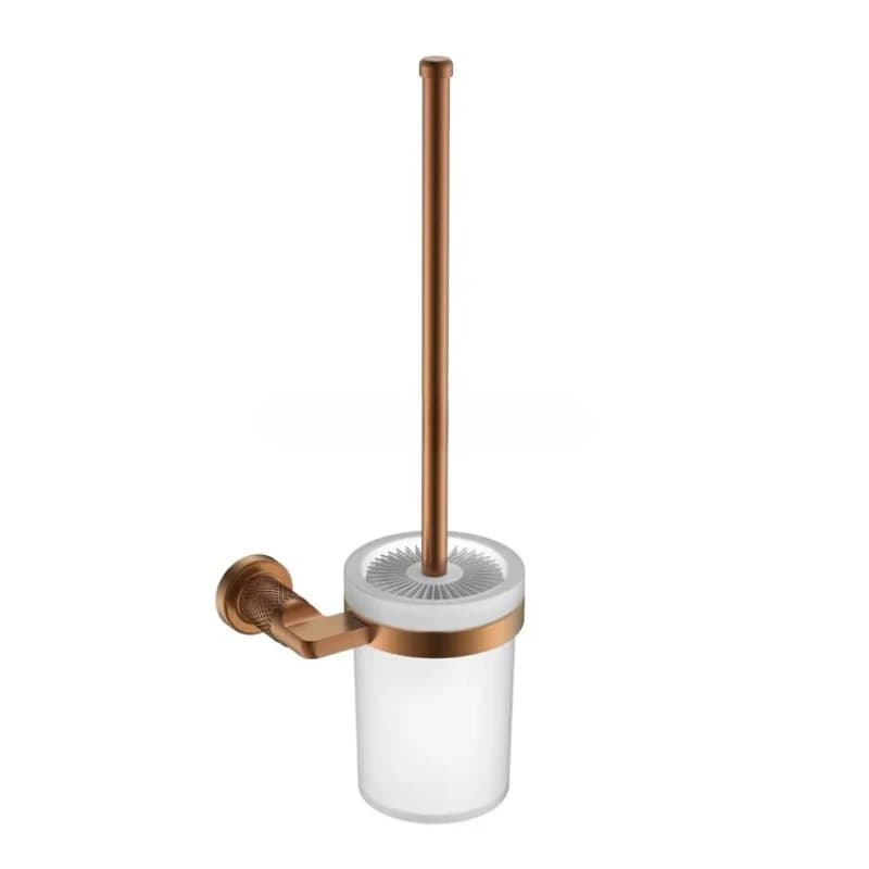 Set di Accessori per Bagno in Ottone, Portascopino per WC