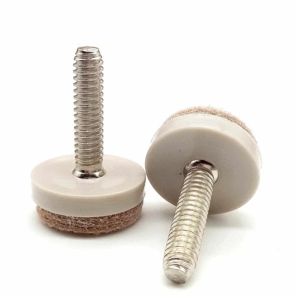 4-16 pezzi feltro nylon piedini regolabili viti M8 M6 tavolo e sedia equilibrio poggiapiedi gamba mobili protezione antiscivolo