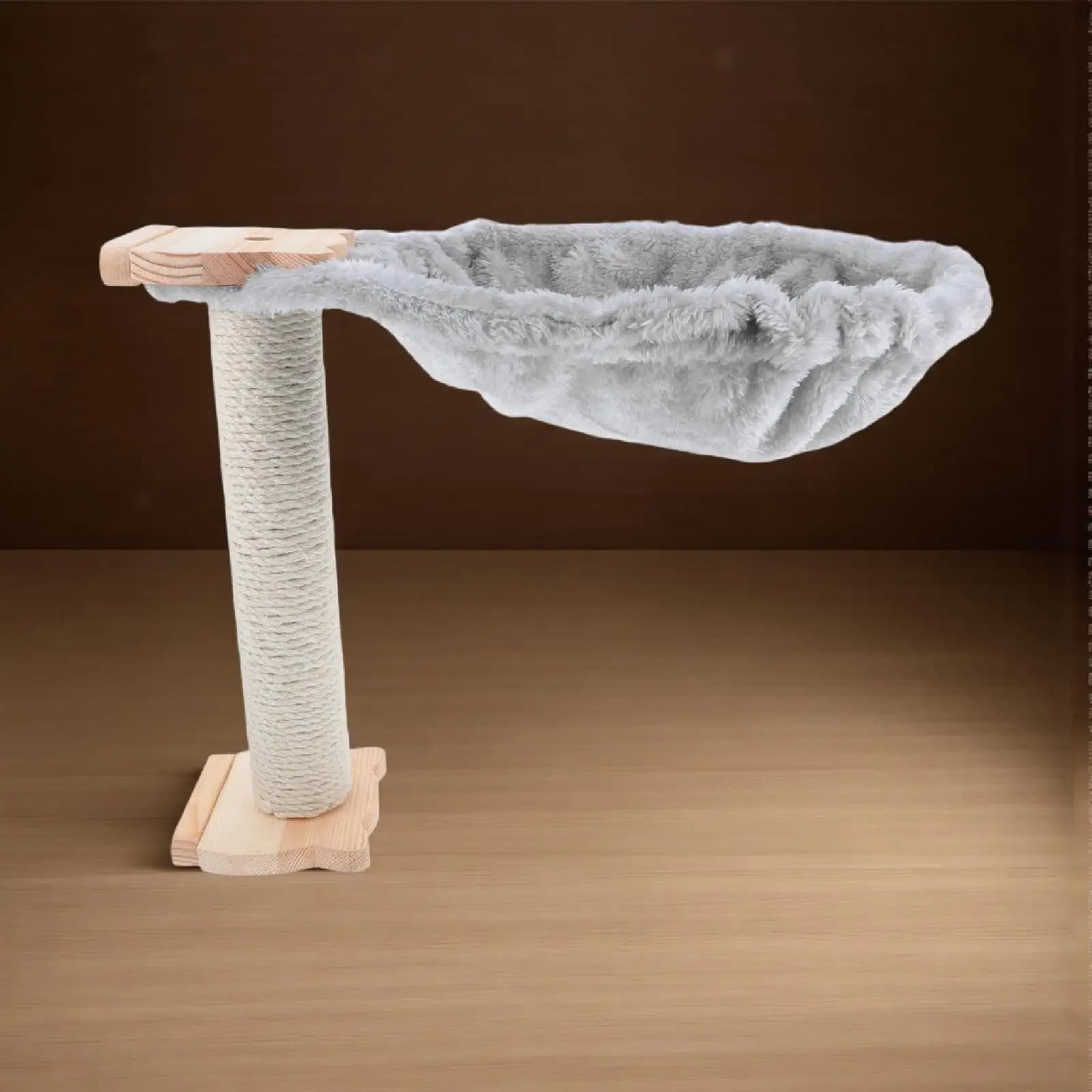 Set Amaca per Albero per Gatti, Morbida, a Forma di Cucchiaio, Rivestita in Tessuto, Cuccia per Gatti, Cesto Sospeso Accogliente, Nido per Animali Domestici, Ricambio Confortevole e Antigraffio