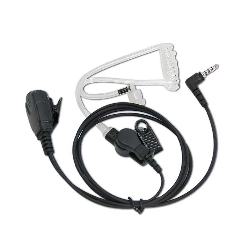 walkie-talkie Cuffie con microfono stile G Spina da 3,5 mm per Hytera HYT S1/S1 Pro Auricolare con gancio per l'orecchio radio bidirezionale