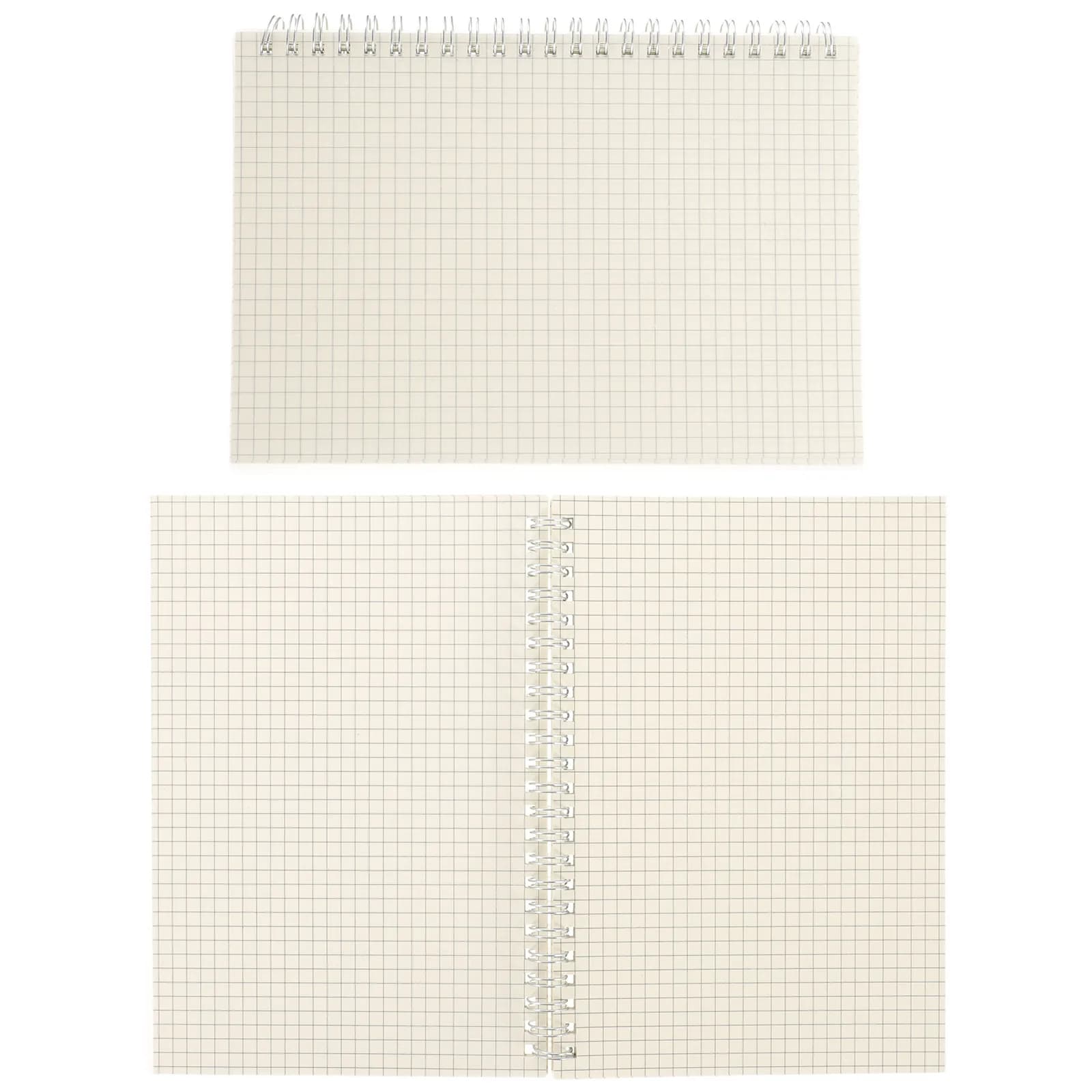 2 pcs Notebook Planner Journal Halloween Christmas New Year Grid Paper Notepad Note Pad Note Pads Graph Notebook Math Notebooks