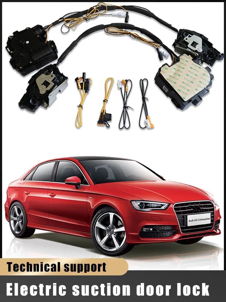 Smart Auto Electric Suction Door Lock for Audi A3 Automatic Soft Close Door Super Silence Car Vehicle Door