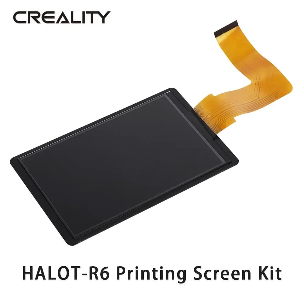 Creality HALOT-R6 Printing Screen Kit _black and White Screen_6.08 Inch_1620x2560 Printing Screen for HALOT-R6 3d Printer Parts
