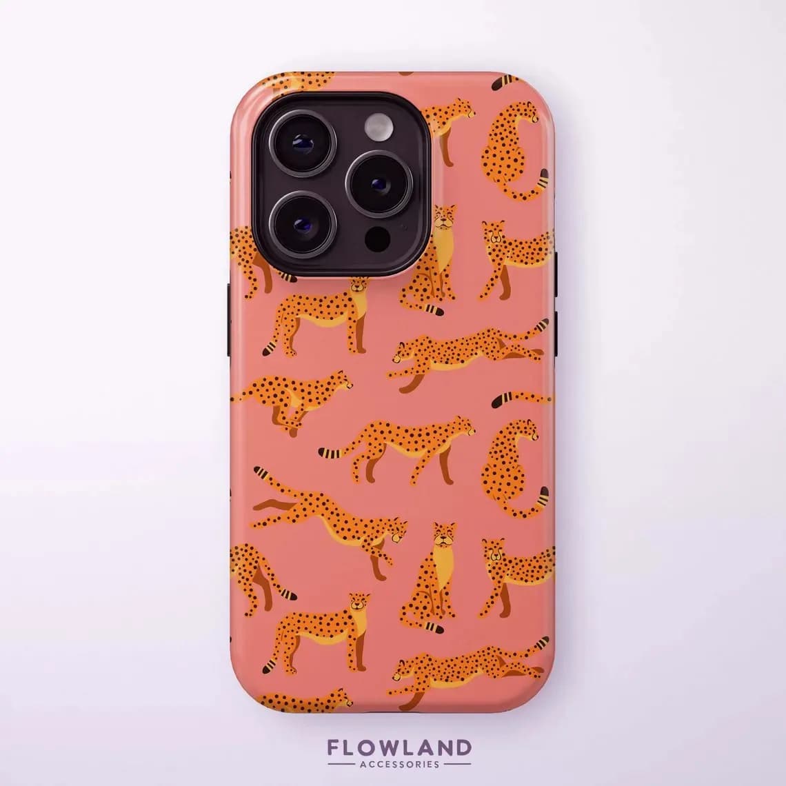 Luxury Leopard Design Phone Case for iPhone 17 16 15 14 13 12 11 X XS XR XSMAX 8 Air Pro Max Plus Luxury Double-layer Back Cover