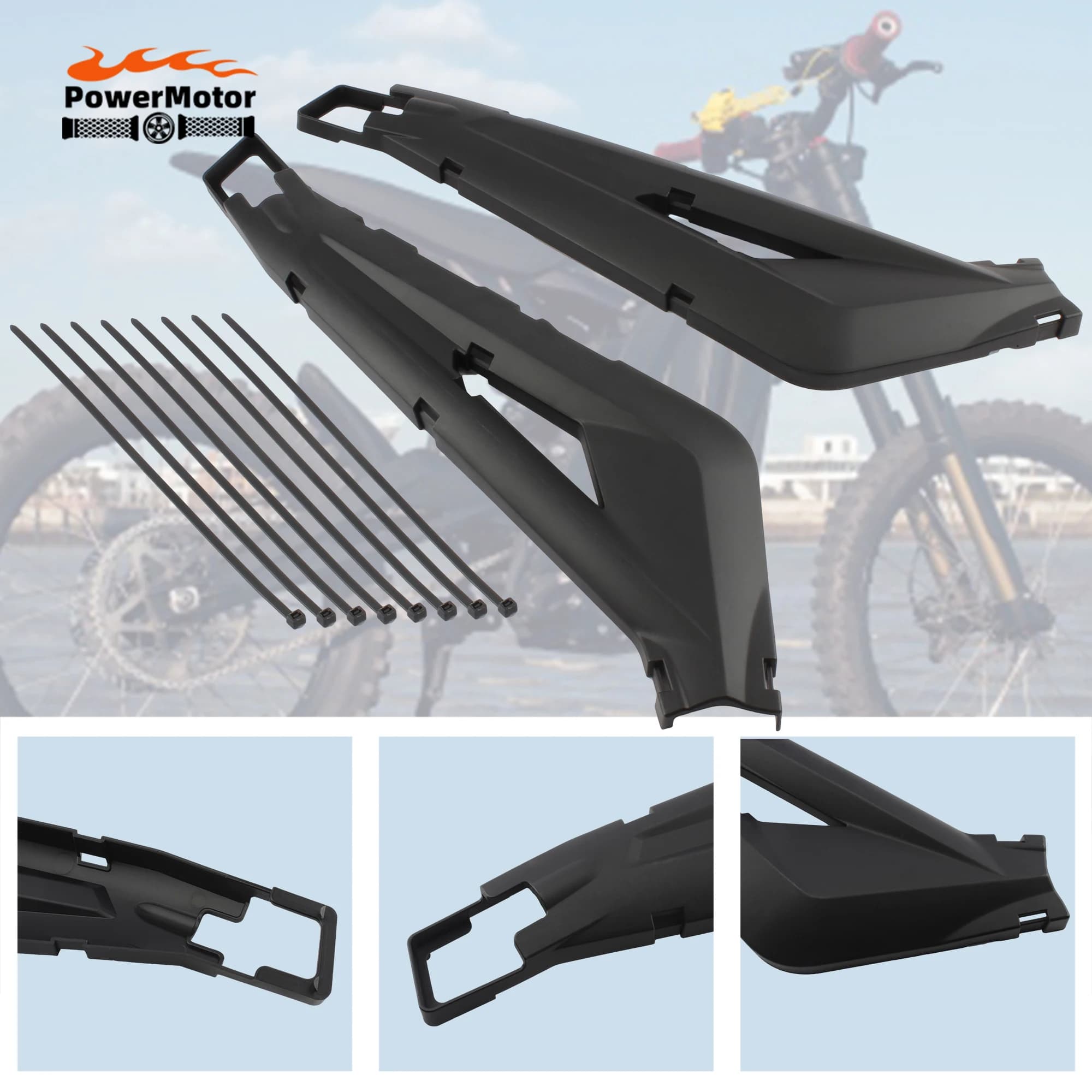 Per Sur Ron Protezione forcellone universale Braccio oscillante Sur-ron Light Bee Ebike Copertura Guard Dirt Bike Accessori moto Refit