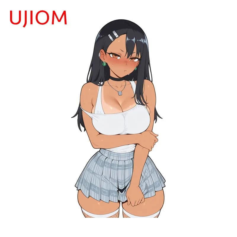 UJIOM Nagatoro Anime Adesivi murali per soggiorno, frigorifero, computer, decorazione personalizzabile, decorazione fai da te