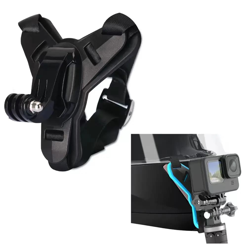 Supporto per supporto per mentoniera per casco moto per DJI Action 6 5 Supporto integrale per GoPro 13 12 11 10 9 8 Accessorio per action camera