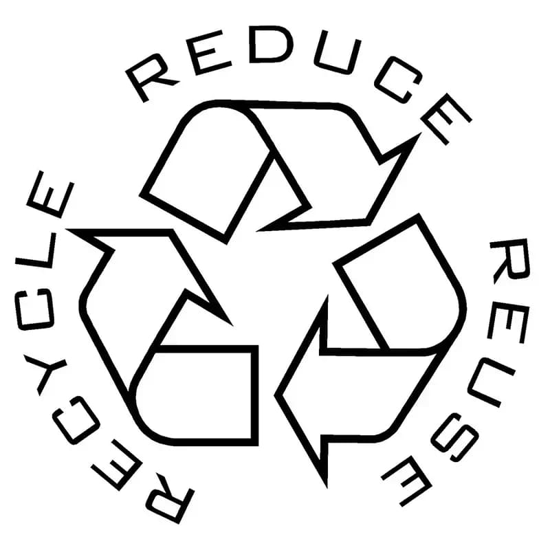 Recycle Bin Hollow Arrow Design Motorcycle Accessories SUV Bumpers Windows Off road Vehicle Decoration Vinyl Stickers