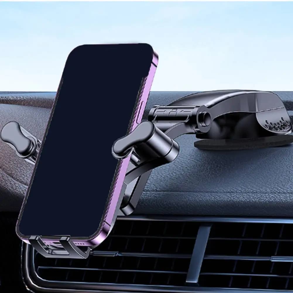 Supporto per telefono con ventosa per parabrezza universale per cruscotto per auto Supporto per cellulare mobile GPS per iPhone Xiaomi Huawei Samsung
