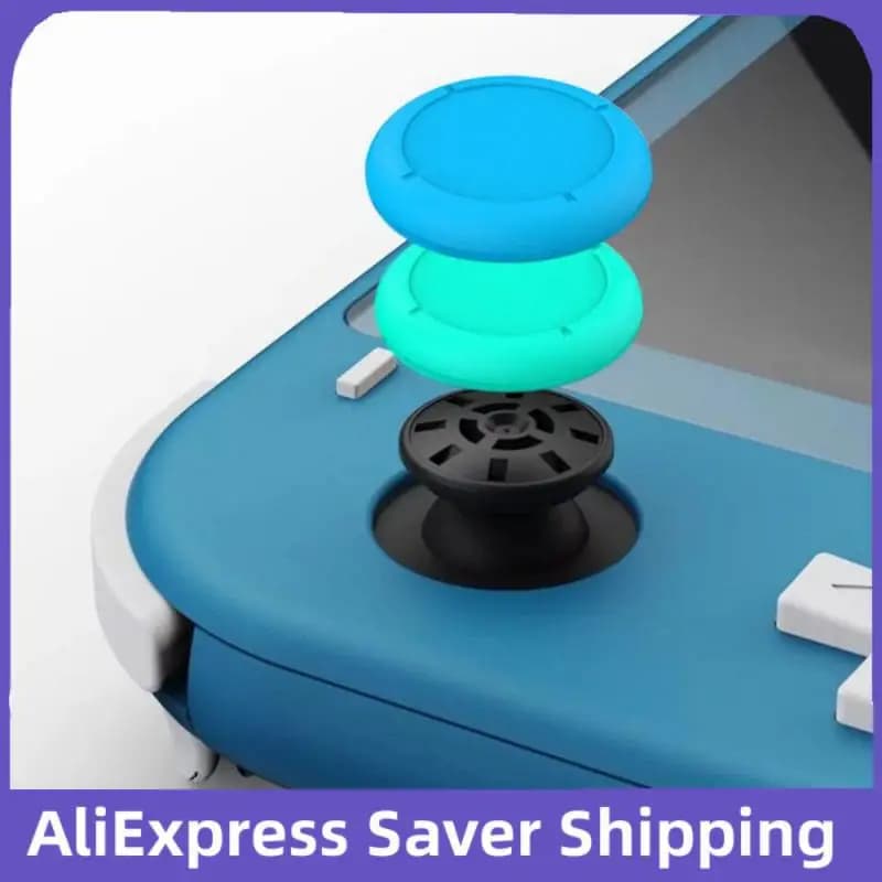 1/2pcs 3D Analogico Cap Pelle Parte di Ricambio Kit di Riparazione Per Interruttore Controller Grip Pulsante Stick Copertura Pollice Grip Cap Per Interruttore