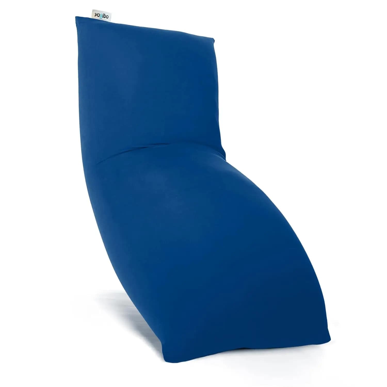 Poltrona e Divano Beanbag da 6 Piedi, Rivestimento Lavabile, Chaise Longue per Gaming e Lettura, Imbottitura in Microsfere, Blu, Personalizzabile