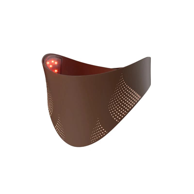 Silicone 4 Colors Neck Mask with New Companion Series 525nm 590nm 660nm 850nm Led Face Mask Red Light Therapy Neck Beauty Device
