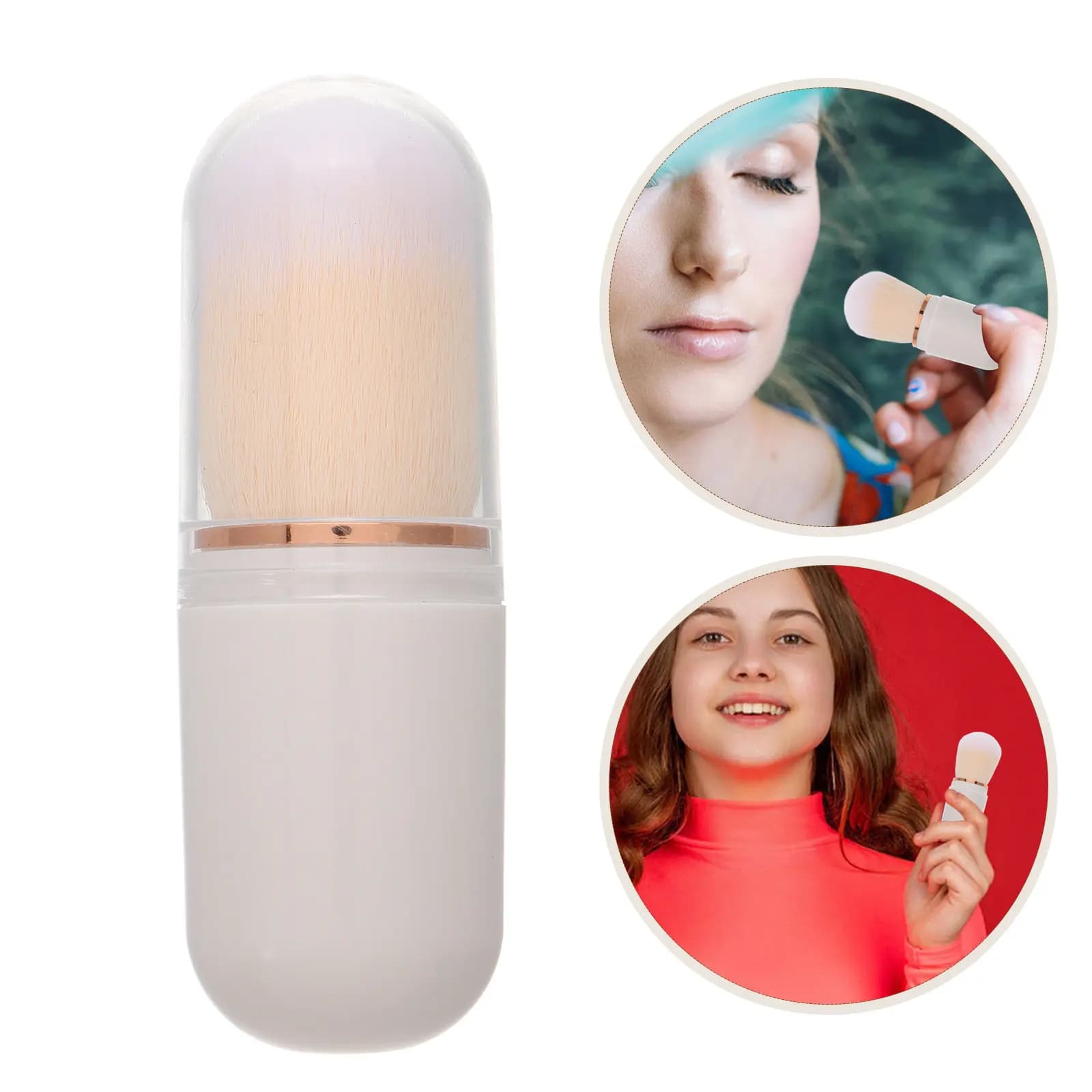 Powder Blush Brush Mini Make up Brushes Makeup Travel Liquid for Cheeks Highlighter