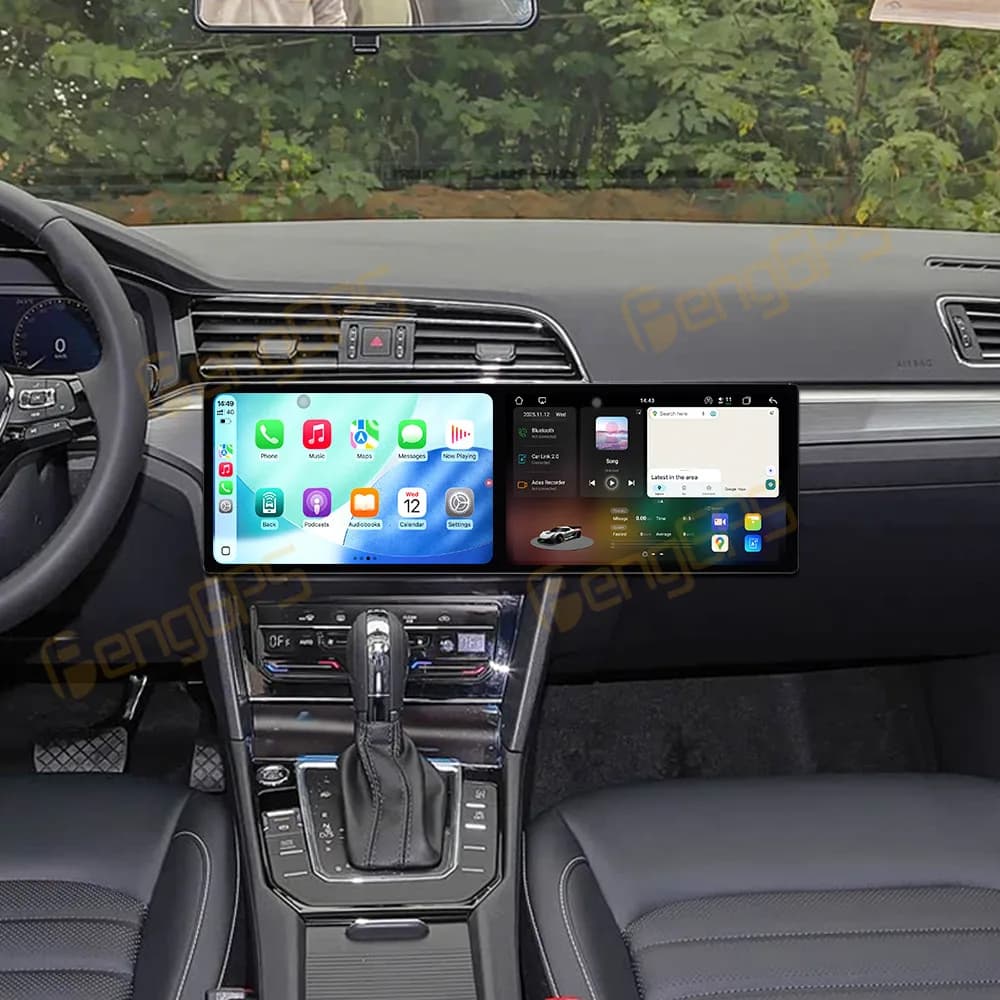 Android 15 Multimedia Player Dual 10.1 Inch Screen Car Radio For Volkswagen Lamando 2014-2021 CarPlay GPS Navigation Stereo Host
