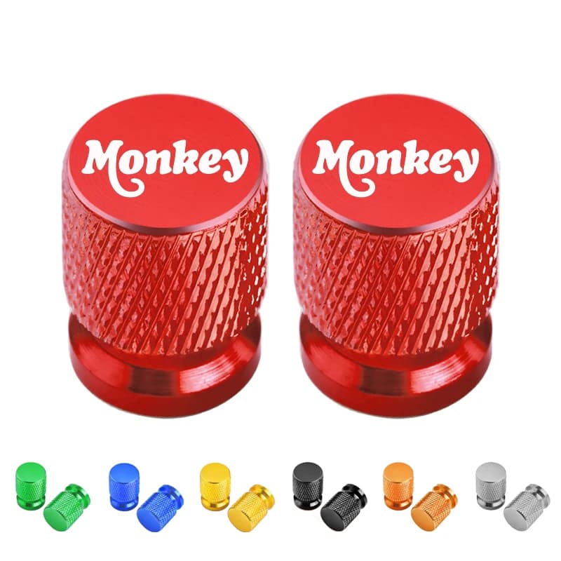 2 pezzi di coperture universali antipolvere per valvole dell'aria dei pneumatici per Honda Z125 Monkey Z 125 Z-125 Accessori moto