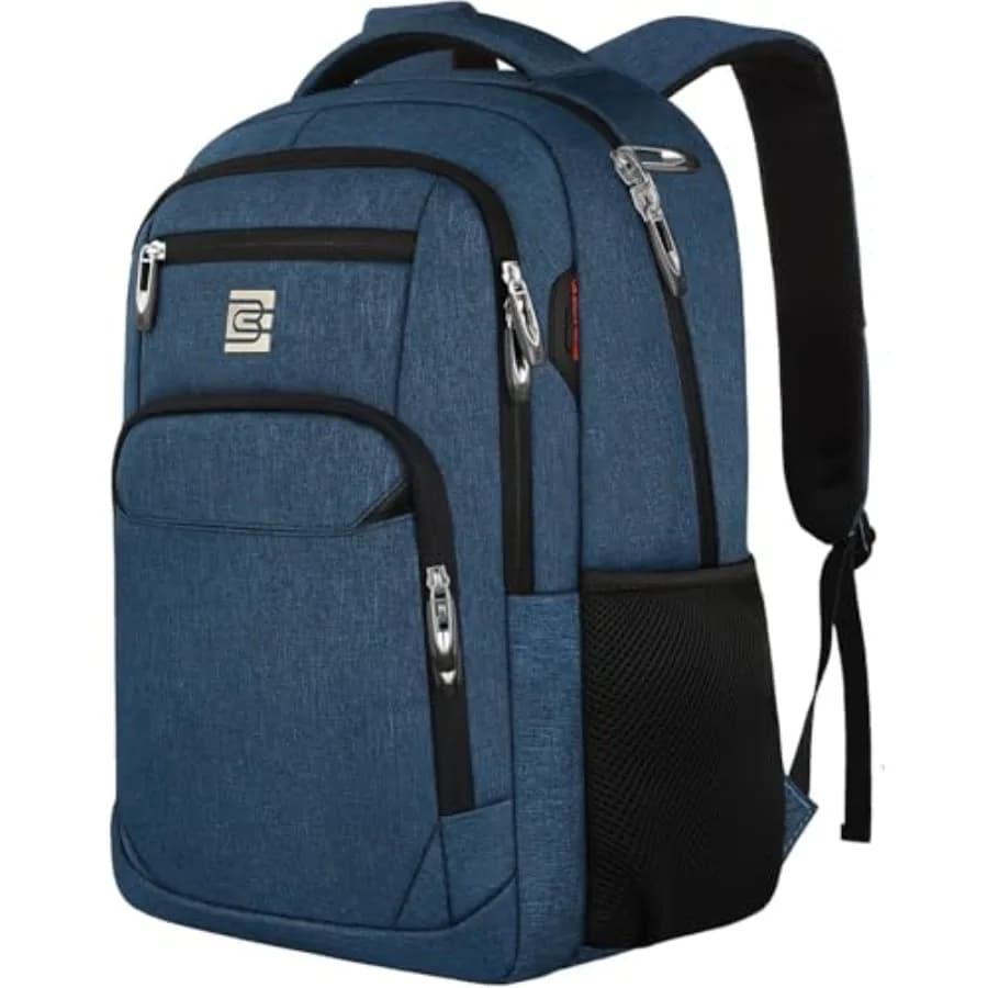 Zaino Antifurto Sottile e Resistente per Affari, Borsa Impermeabile per Computer, Regalo per Uomini e Donne, Adatto per Notebook