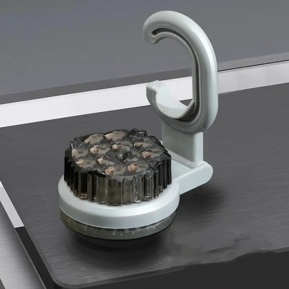 Set di 3 Ganci da Parete per Mop, Supporto Robusto Salvaspazio, Porta-Mop con Ventosa, Clip per Scopa, Accessorio Domestico