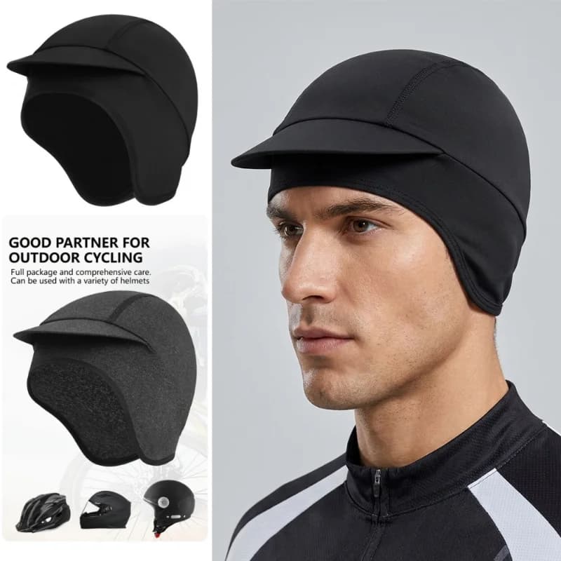 Sottocasco da Moto e Ciclismo, Copricapo Traspirante ad Asciugatura Rapida in Rete, Berretto Sportivo per Corsa, Escursionismo e Traspirazione