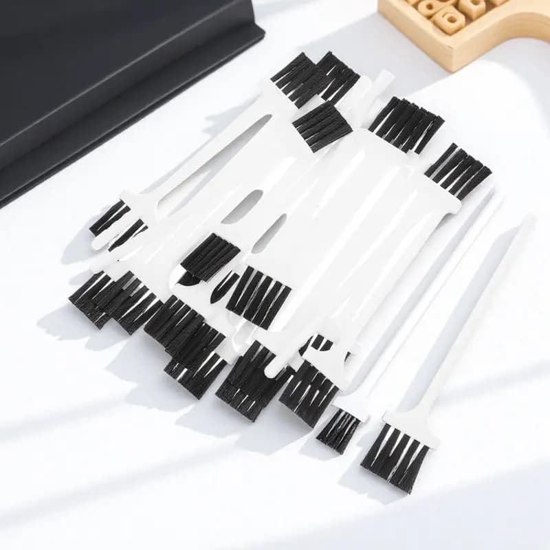 20Pcs Versatile Nylon Cleaning Brushes Gentle on Surfaces for Kitchen Utensils Keyboard Laptop Earbuds Phone Crevices Dusting