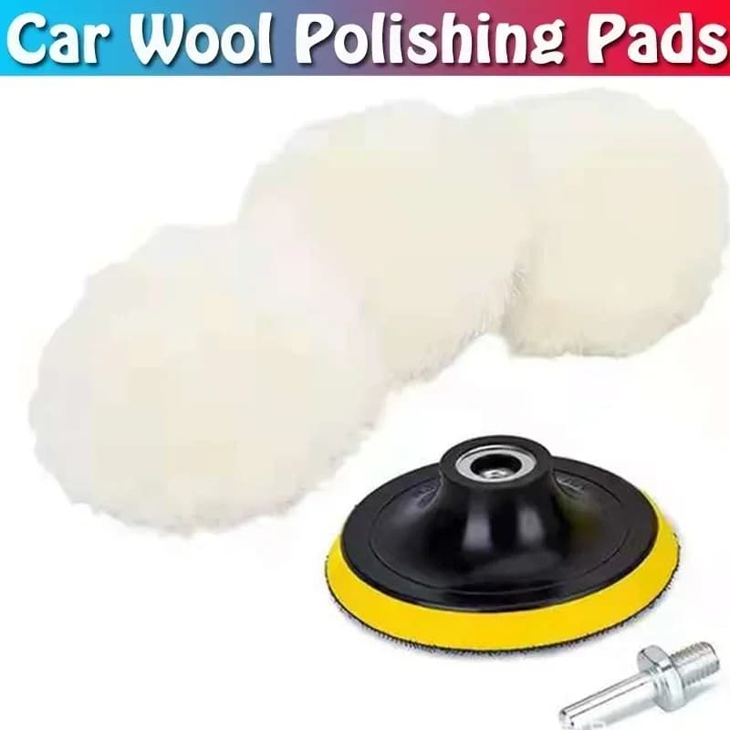 Auto 5 pz/set 5 Pollici Lucidatura Ceretta Lucidatura Ruota Pad Auto Lucidatore Kit Per Auto M10 Trapano Connettore Auto Vernice Cura Auto-styling