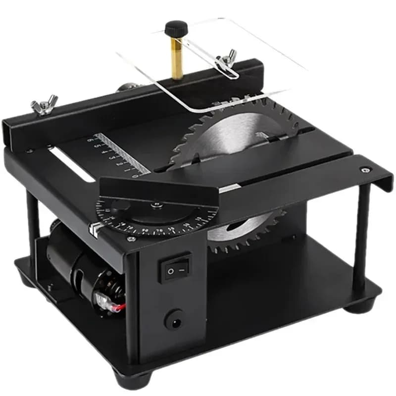 Micro Small Table Saw Woodworking DIY Electric Saw In Jade Table Grinding Machine Model Precision Saw Cutting Small Multifunctional