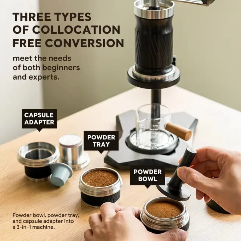 Portable Manual Coffee Maker Professional Mini Espreso Coffee Machine for Household