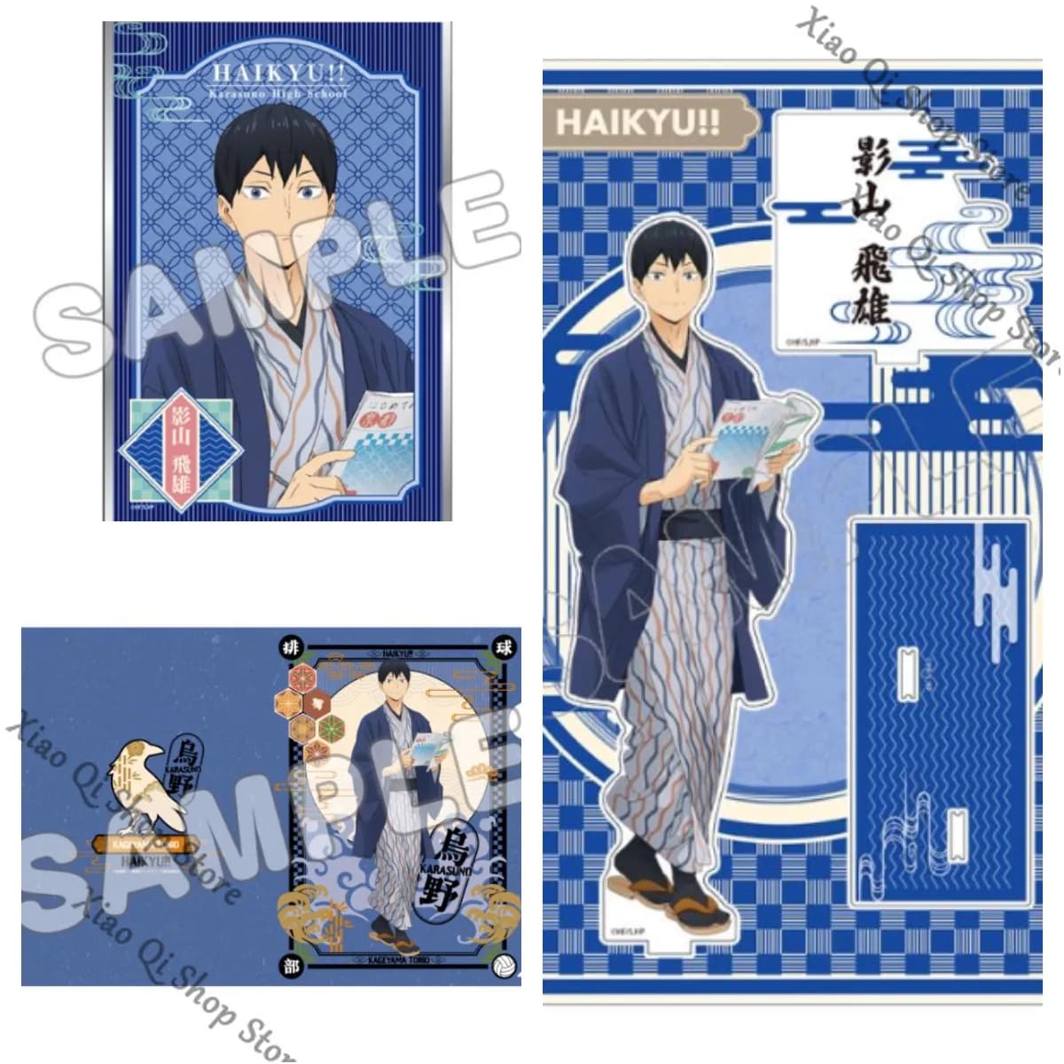 Haikyuu Tobio Kageyama Cosplay Anime Acrylic Figure Standing Sign Coloured Paper Folder Accessory Peripheral Decorate Pp Gift