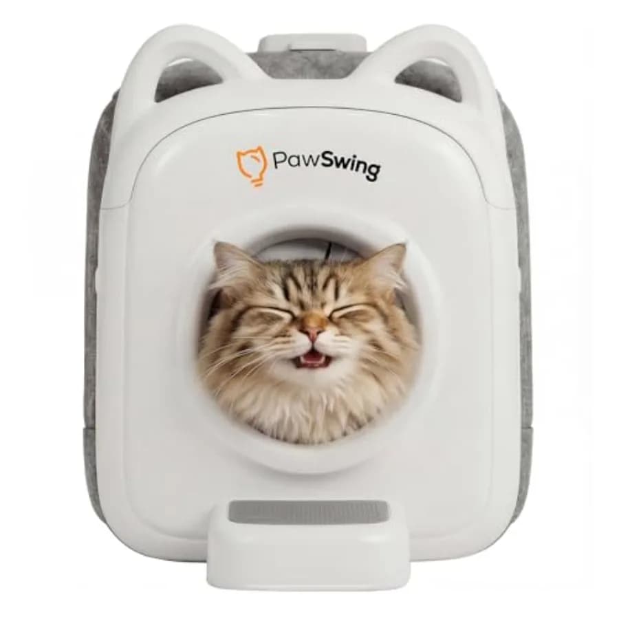 Spazzola Automatica per Gatti 360 ° Spazzola autopulente per la cura del gatto, delicata sulla pelle, con imitazione della lingua di gatto e per premiare