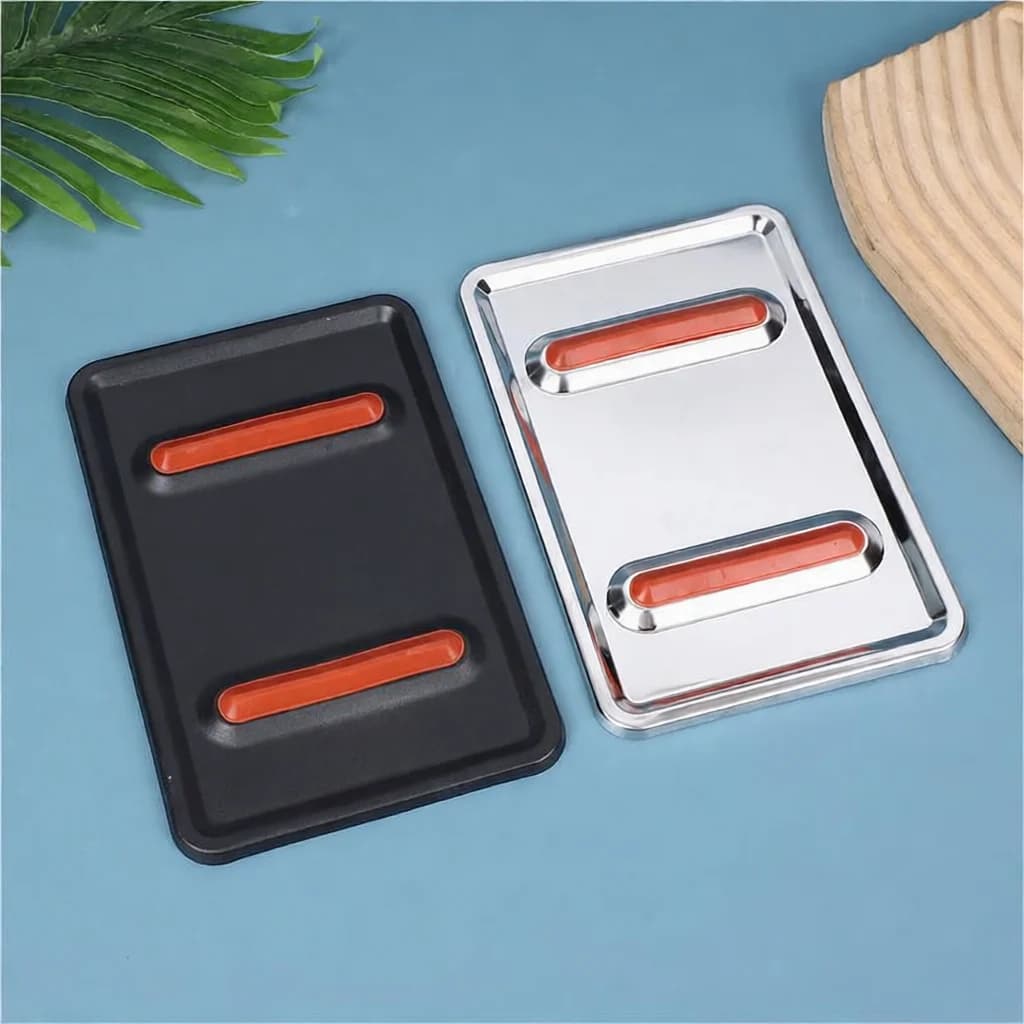 Non Slip Iron Rest Mat Heat Resistant Silicone Stainless Steel Insulation Pad Protective Base For Electric Steam Iron