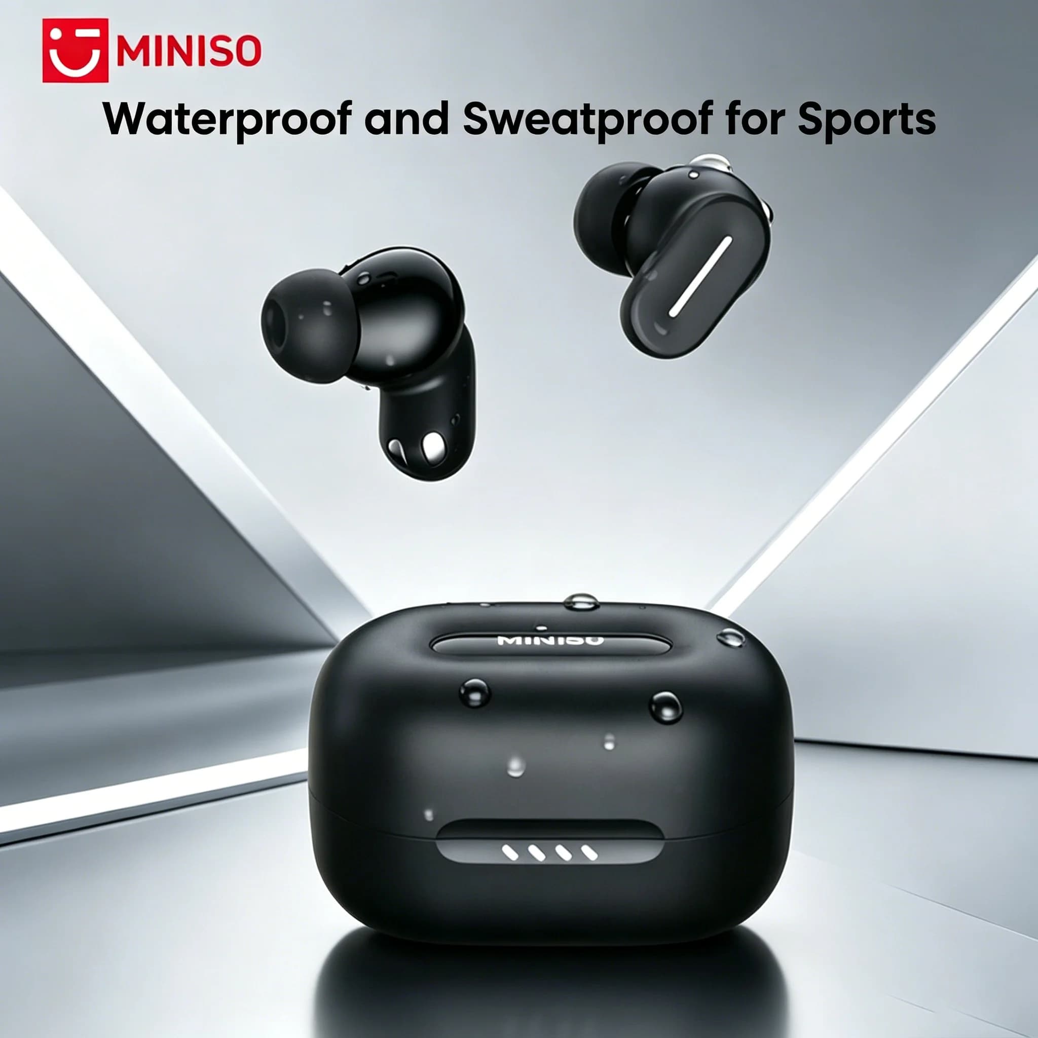 MINISO MS132 Wireless Headphones Bluetooth with Mic Brown Green Soft Earbuds TWS Sports Headphones HD Call Bluetooth Earphones
