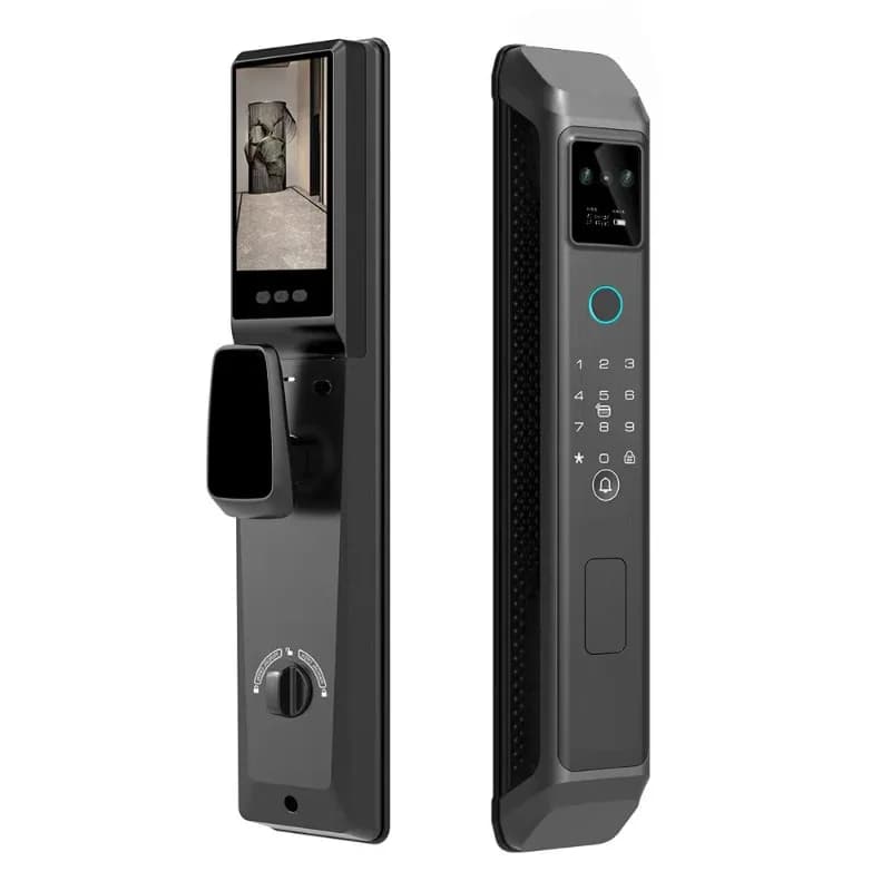 Monitoraggio in tempo reale, video citofono attivo, sblocco facciale 3D, resta e acquisizione, blocco password, blocco intelligente domestico