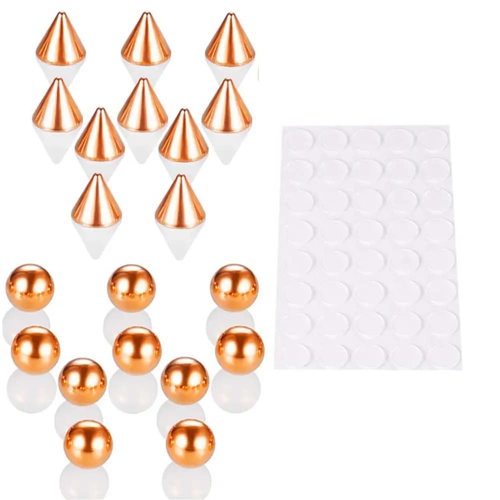 Gioielli per il corpo geometrici per orecchini da uomo senza piercing per le donne perno per labbro finto senza gioielli penetranti set di orecchini per sopracciglia anello per naso a sfera