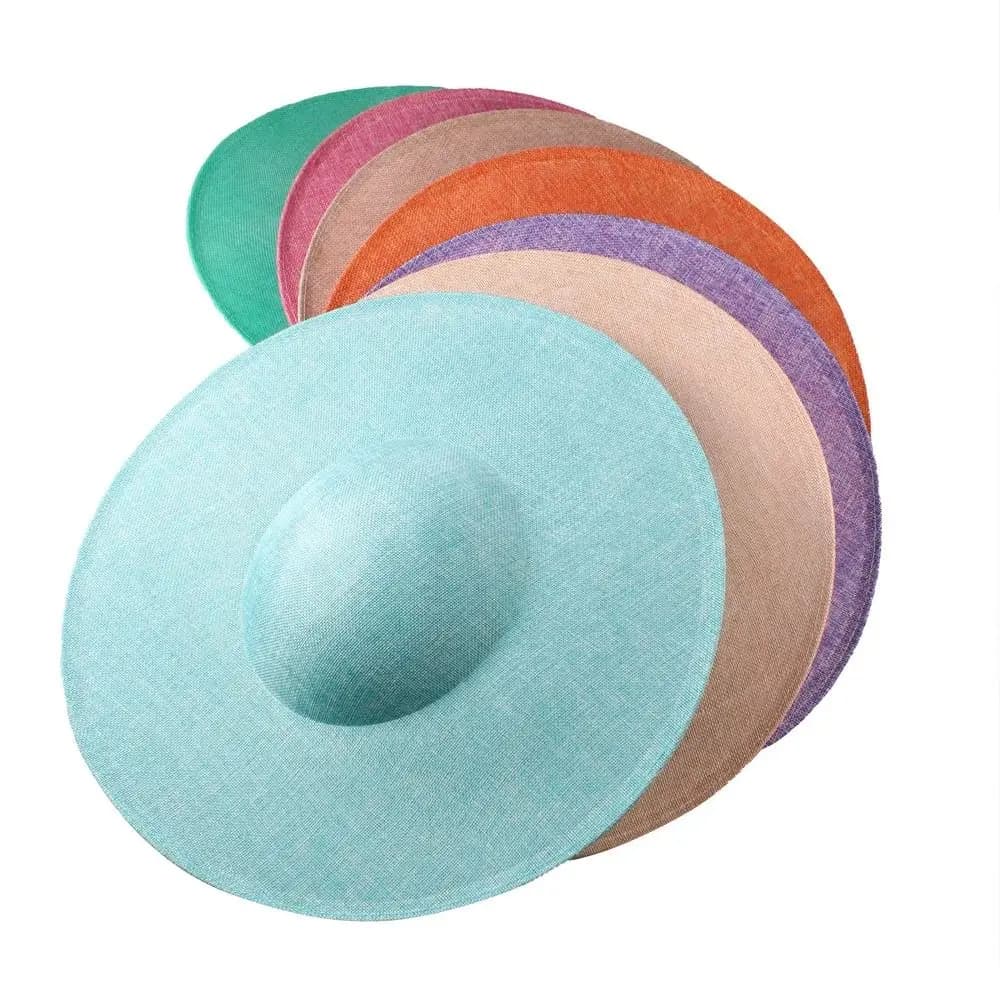Nuova Base per Fascinator da 40 cm, Grande, Fai da Te, per Donna, Accessorio per Capelli da Sposa con Clip, Cappello per Forniture di Cappelli