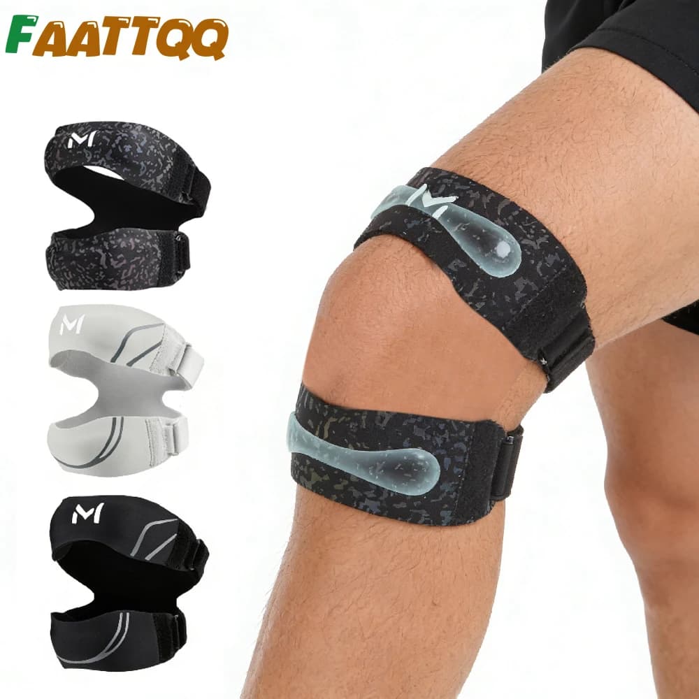 1 Pezzo Fascia per Tendine Rotulei - Supporto per Ginocchio per Uomini e Donne, Stabilizzatore Leggero in Neoprene con Rotula Aperta