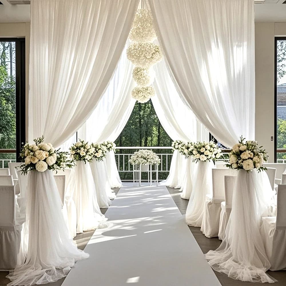 Maglia per matrimonio sciamano, decorazione per scena per festa di nozze all'aperto, sfondo, archi per matrimoni, rete per tende