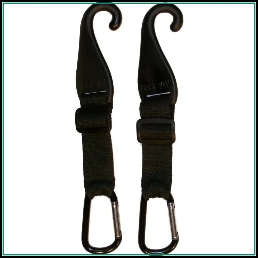 Ganci brevettati per borse da baseball, borse da tennis, borracce e attrezzatura da campeggio