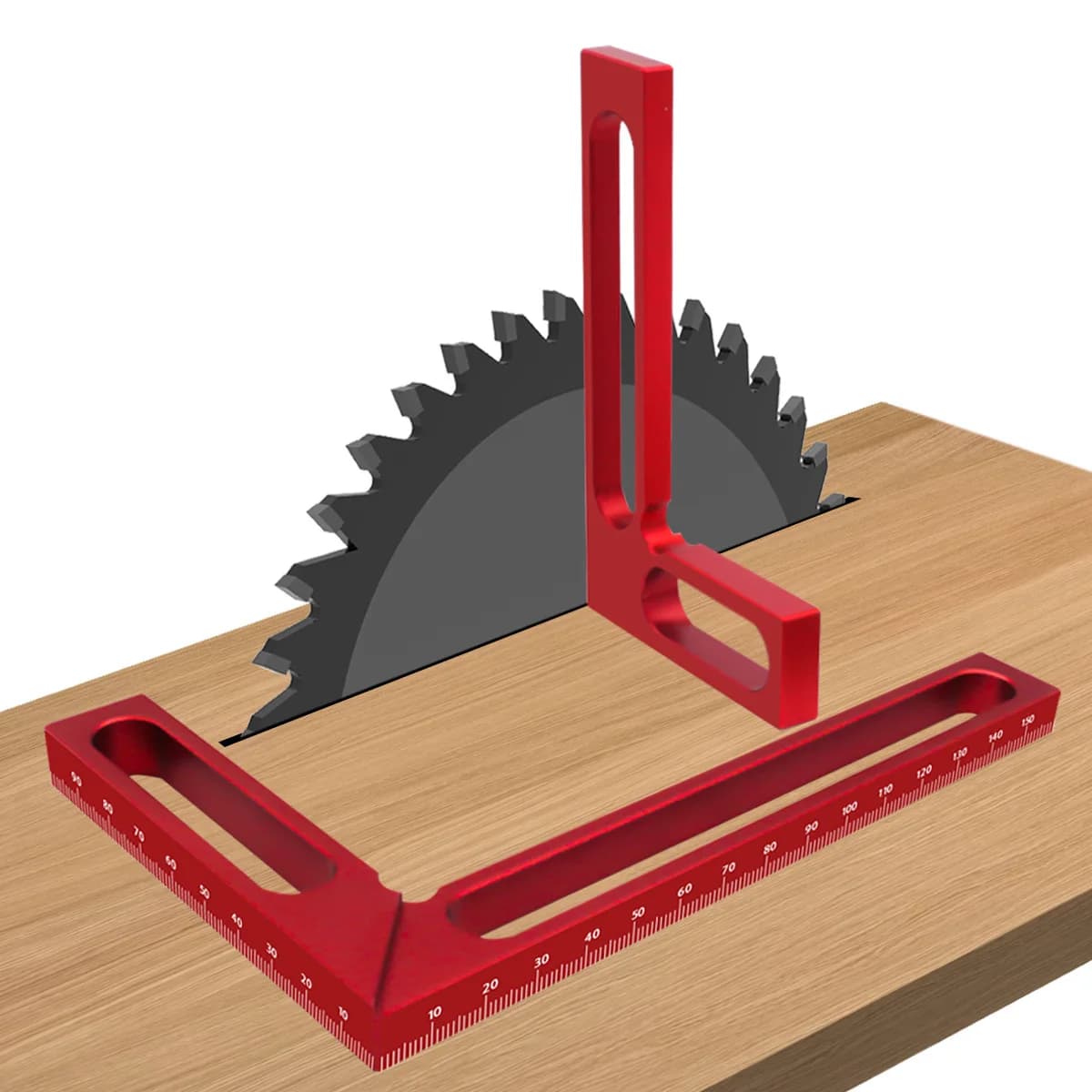 Rectangular angle rail for woodworking Aluminum 90 ° Square carpenter for woodworking projects