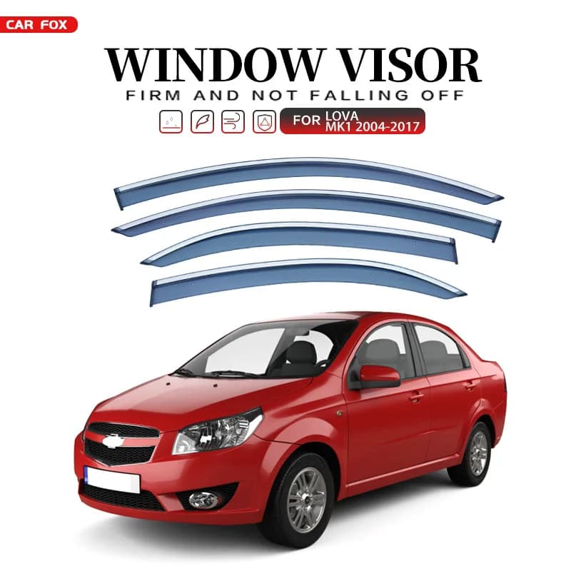 Per Chevrolet LOVA RV AVEO: Deflettori Parasole per Finestrini Auto, Protezioni Antipioggia e Antivento, Accessori Auto, Styling Auto