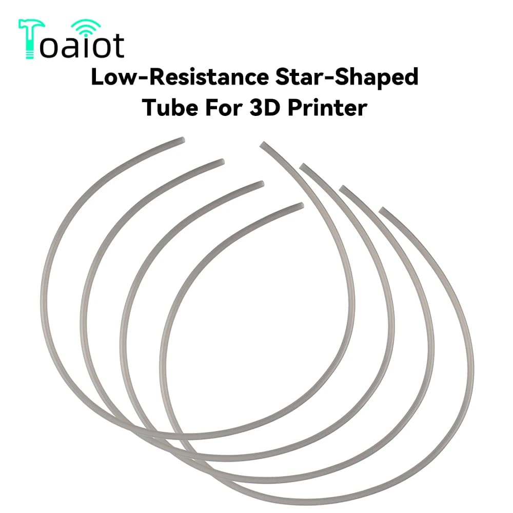 For Snapmaker U1 Low-Resistance Star-Shaped Tube Ultra-Low Friction Inner Surface Suit TPU/TPE/PLA For 3D Printer Parts
