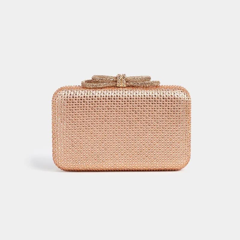 Sparkling Crystal Clutch Bags Women's Full Rhinestone Beading Evening Bags Prom/wedding Party Purse Small Hard Box Handbag