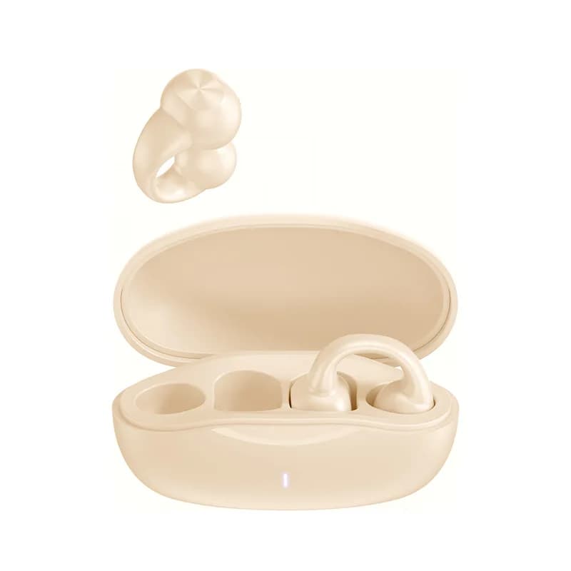 Auricolari Bluetooth Wireless Open-Ear OWS con Cancellazione del Rumore ENC, Cuffie Sportive Impermeabili IPX5, Auricolari a Clip per Musica