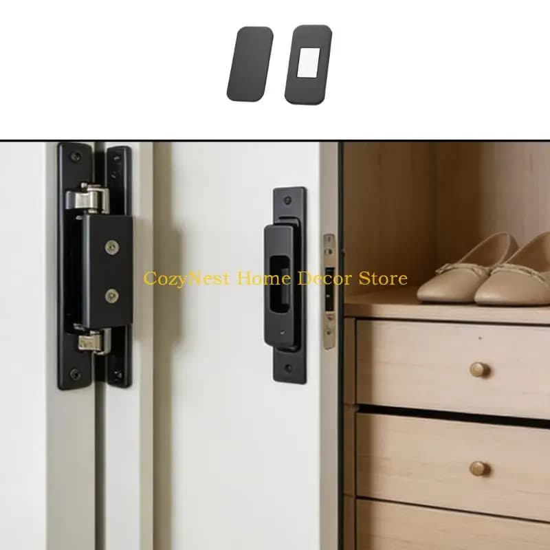 92MF 10Pcs Long permanent Door Stoppers Tarnish Resistant Covered Material For Flat Base Installation Without Drilling