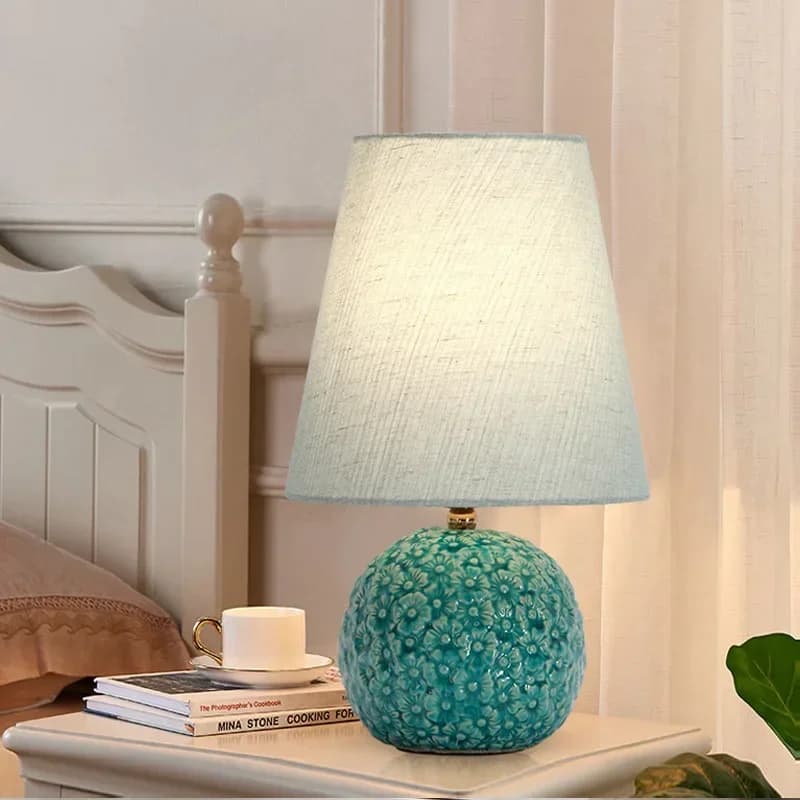Lampada da Tavolo in Ceramica Minimalista Moderna - Design Creativo Nordico per Camera da Letto e Soggiorno