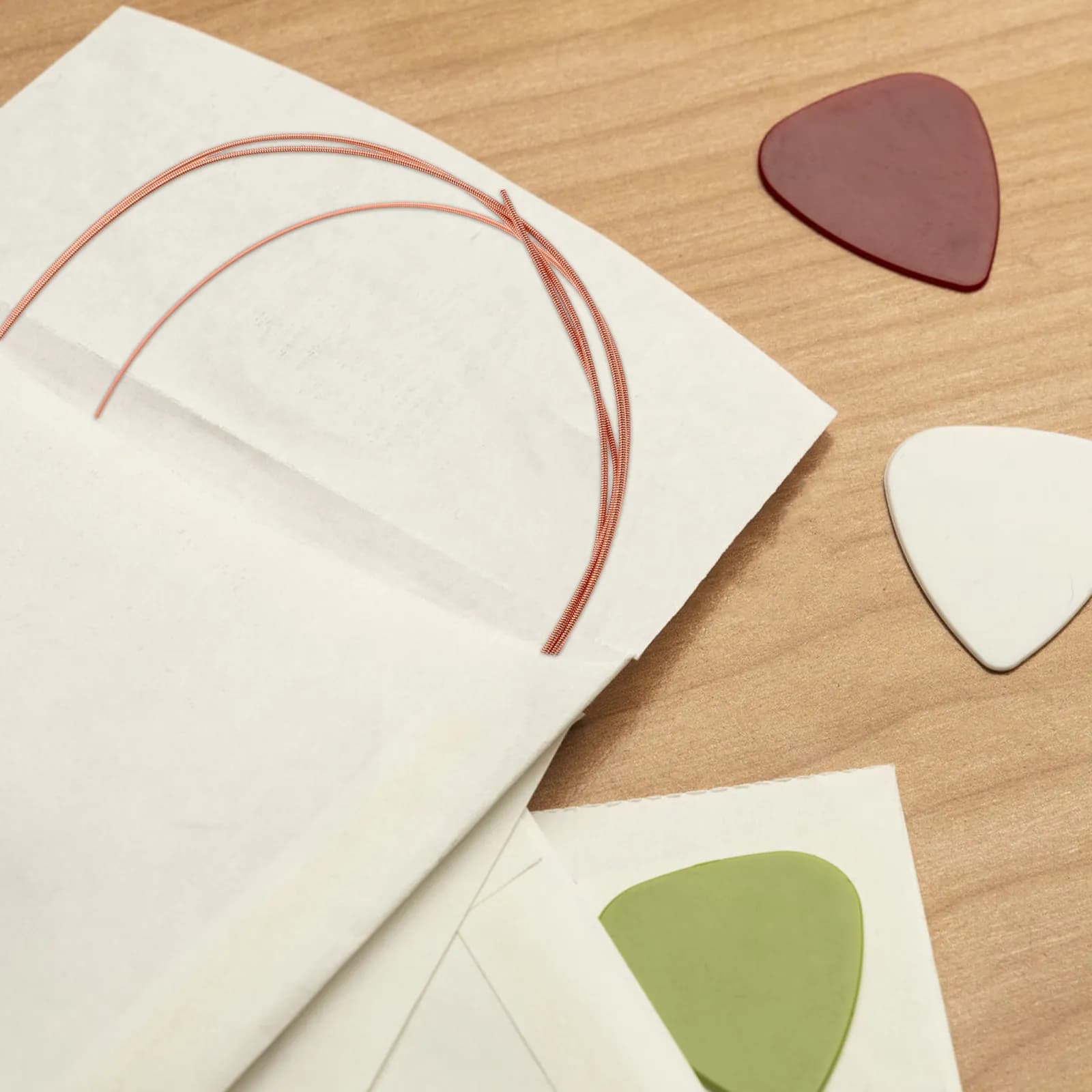 Set di 1 Confezione di Corde per Chitarra Folk, Tensione Leggera da 012 a 053, Corde Metalliche Avvolte in Bronzo per Chitarra Acustica, Ideali per Principianti