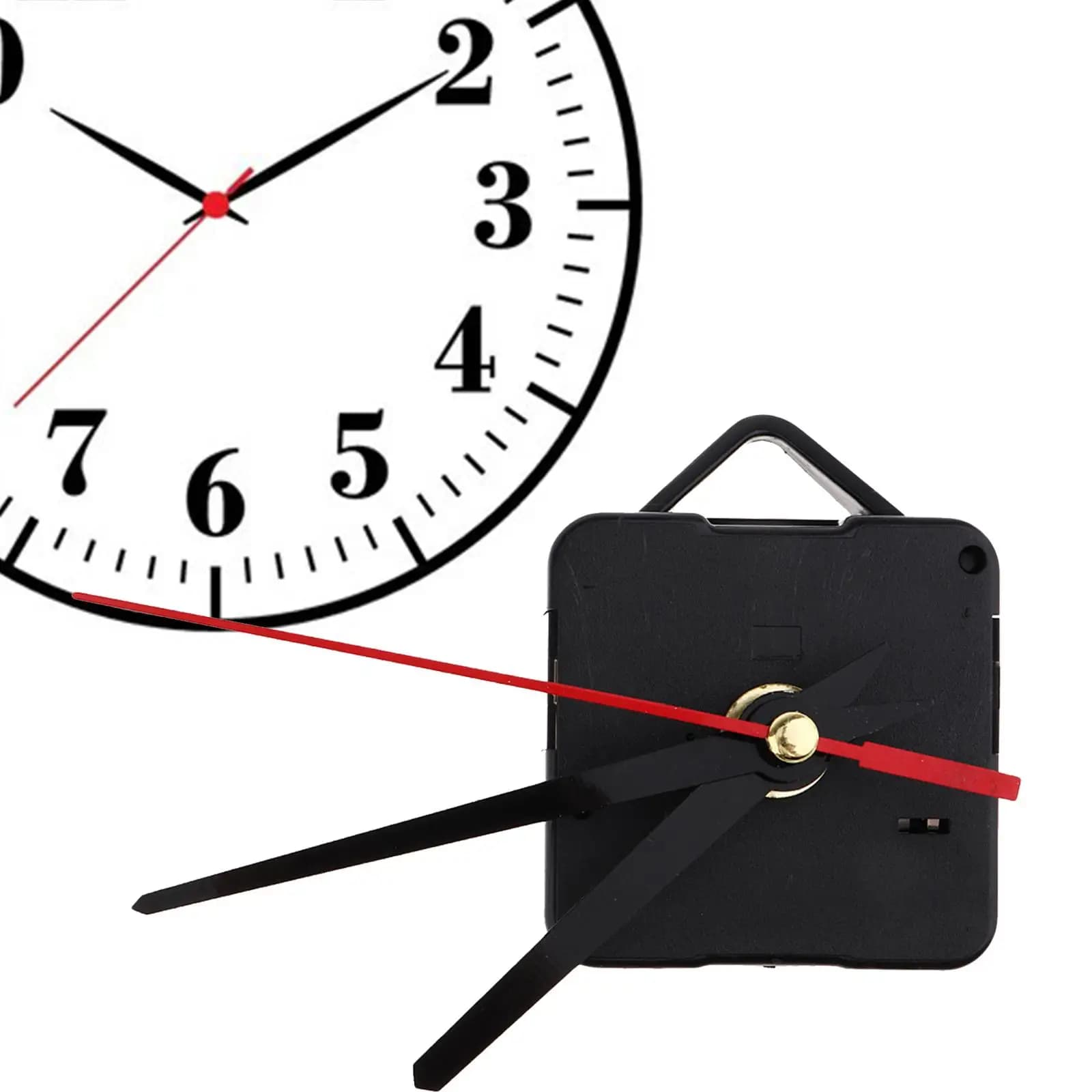 Movimento Silenzioso per Orologio da Parete al Quarzo, Kit di Riparazione Fai-da-Te, Accessori per Decorazione Casa per Creare un'Esperienza Temporale Unica