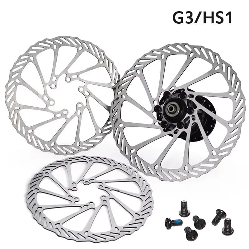2PC MTB Rotore del freno a disco della bicicletta in acciaio inossidabile 6 bulloni disco freno 160MM 180MM 203MM freno a disco bici per parte bici Shimano