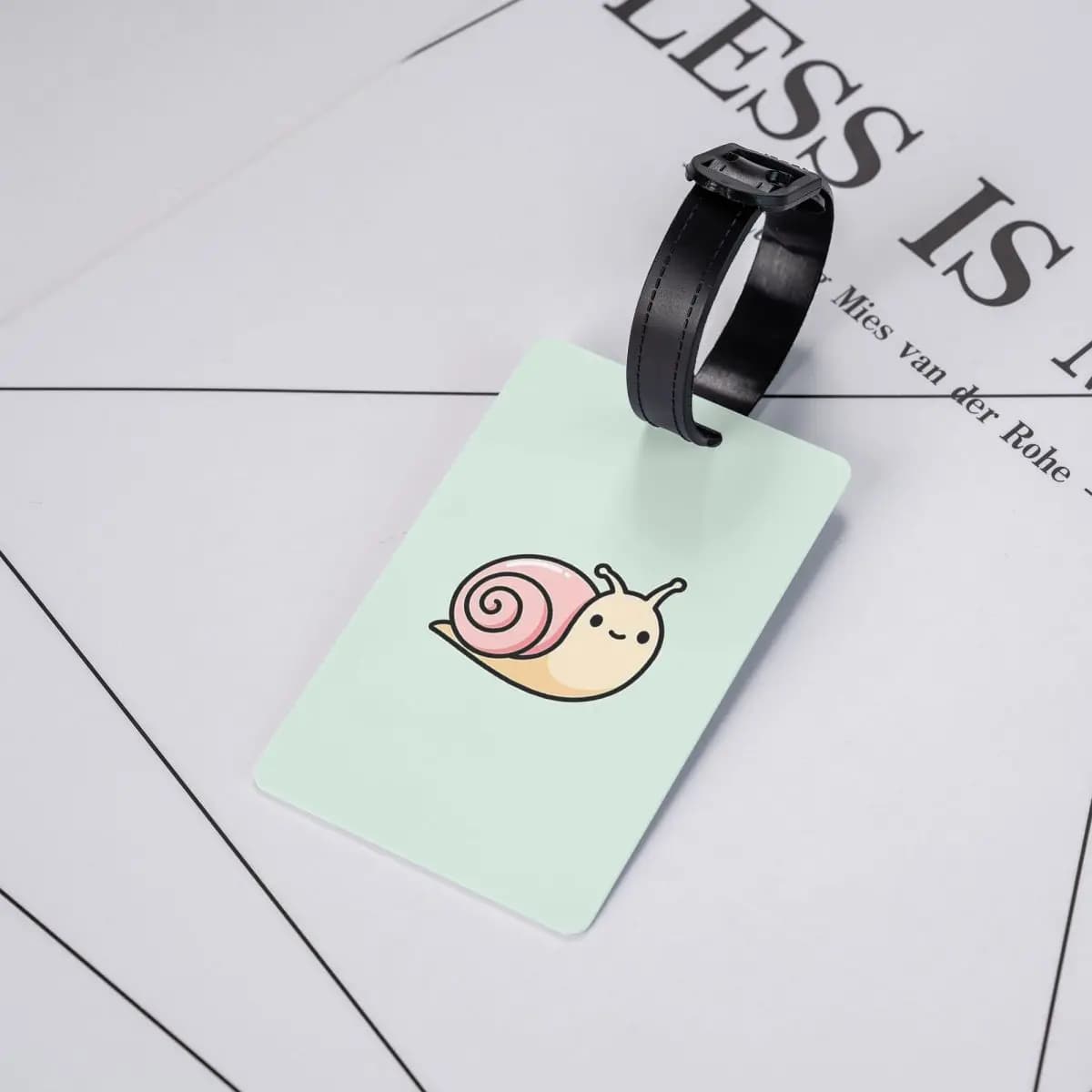 Etichette per Bagagli a Forma di Lumaca, Accessori per Valigie, Targhette per Bagagli da Viaggio, Porta Etichette con Nome e Indirizzo
